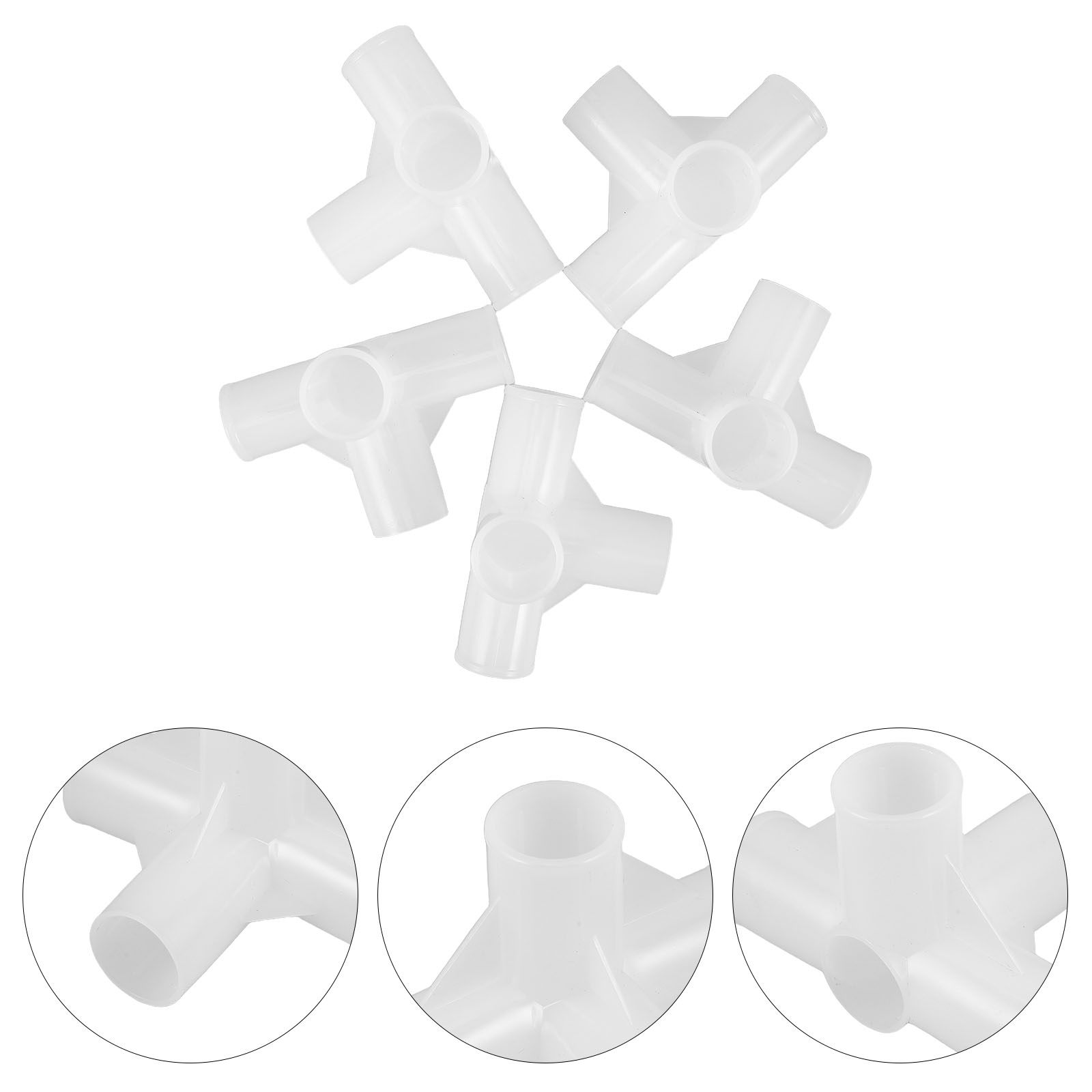 Furniture Joining Hardware - 10Pcs Closet Rod Coupling Connectors 20Mm