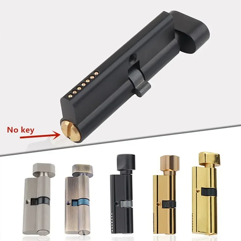 Furniture Hardware Tools - Indoor Solid Wood Door Brass Keyless