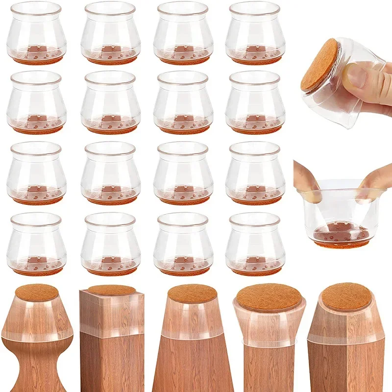 4/16pcs Chair Leg Caps Rubber  - Furniture Hardware Legs ulasan dan harga