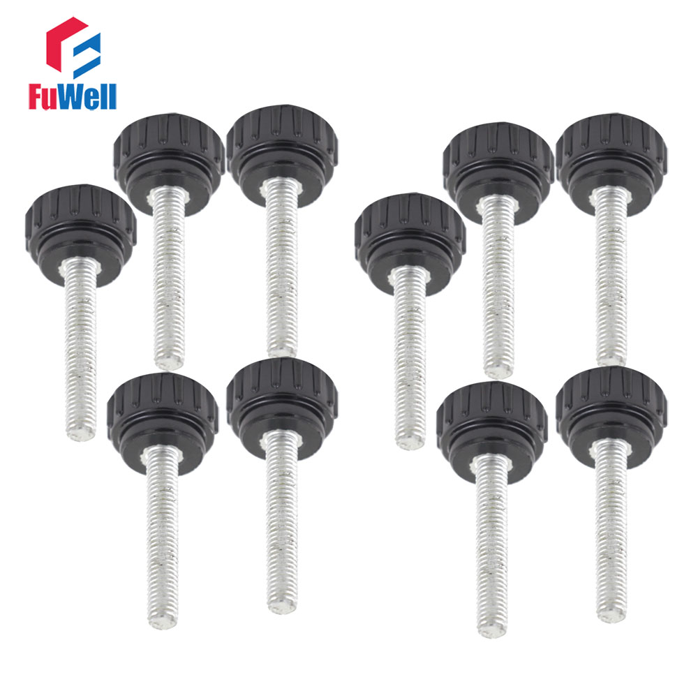 10pcs M4 Thread 15mm Head Knur - Furniture Screw Type ulasan dan harga