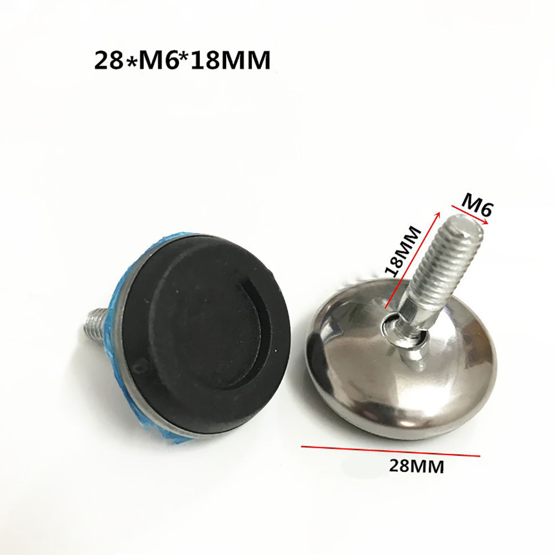 M6 M8 Adjustable Feet Pad Dia  - Furniture Hardware Legs ulasan dan harga