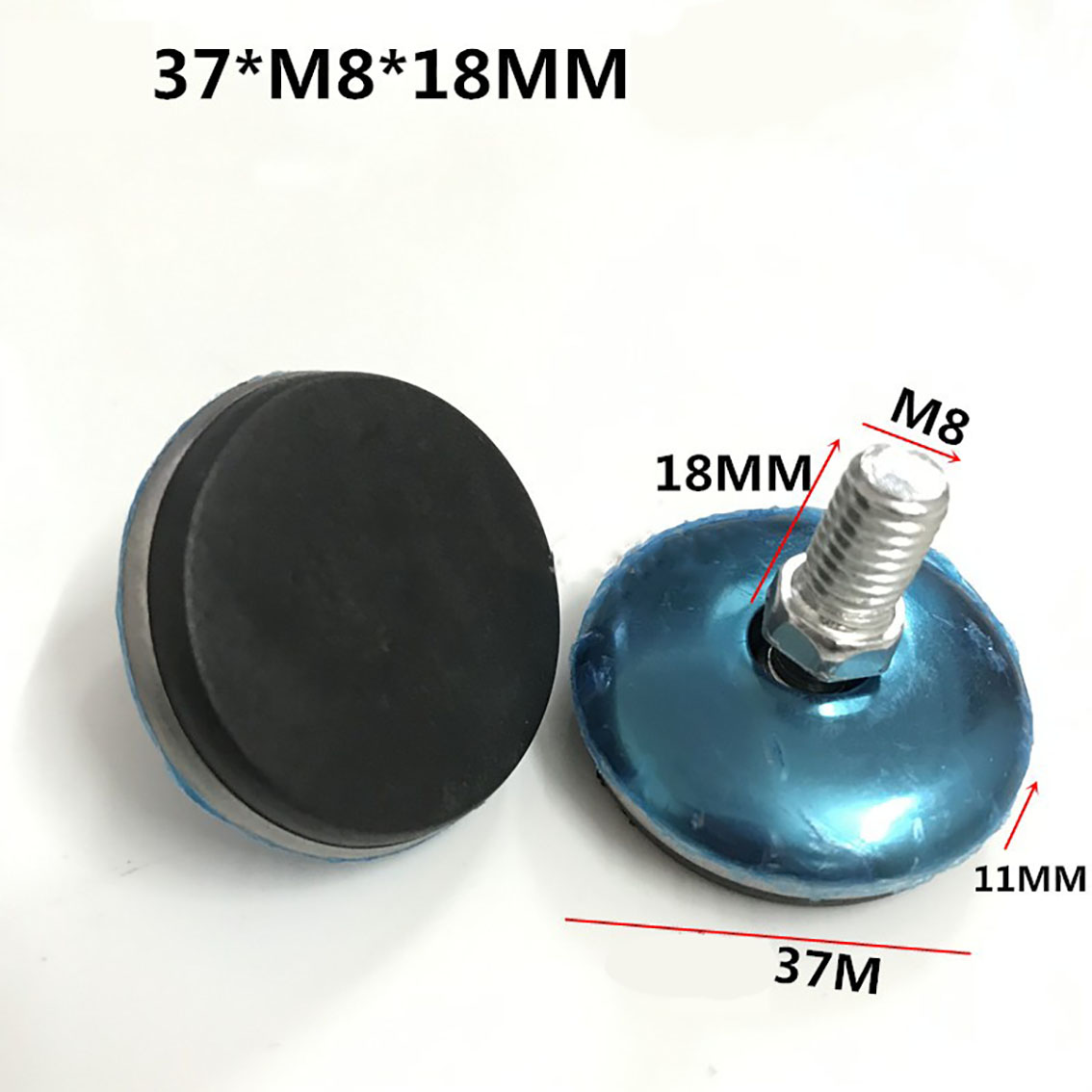 M6 M8 Adjustable Feet Pad Dia  - Furniture Hardware Legs ulasan dan harga