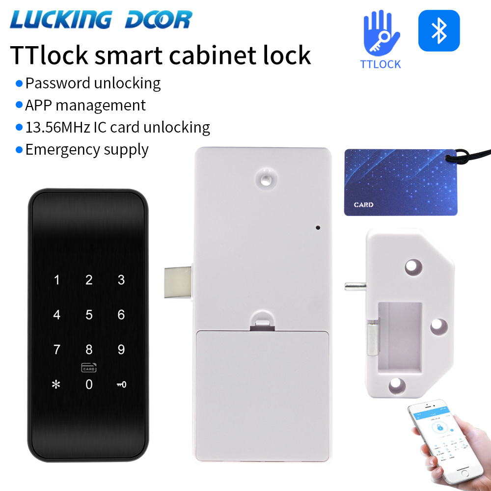 TTLOCK 13.56Mhz Fingerprint Dr - Furniture Hardware Tools ulasan dan harga