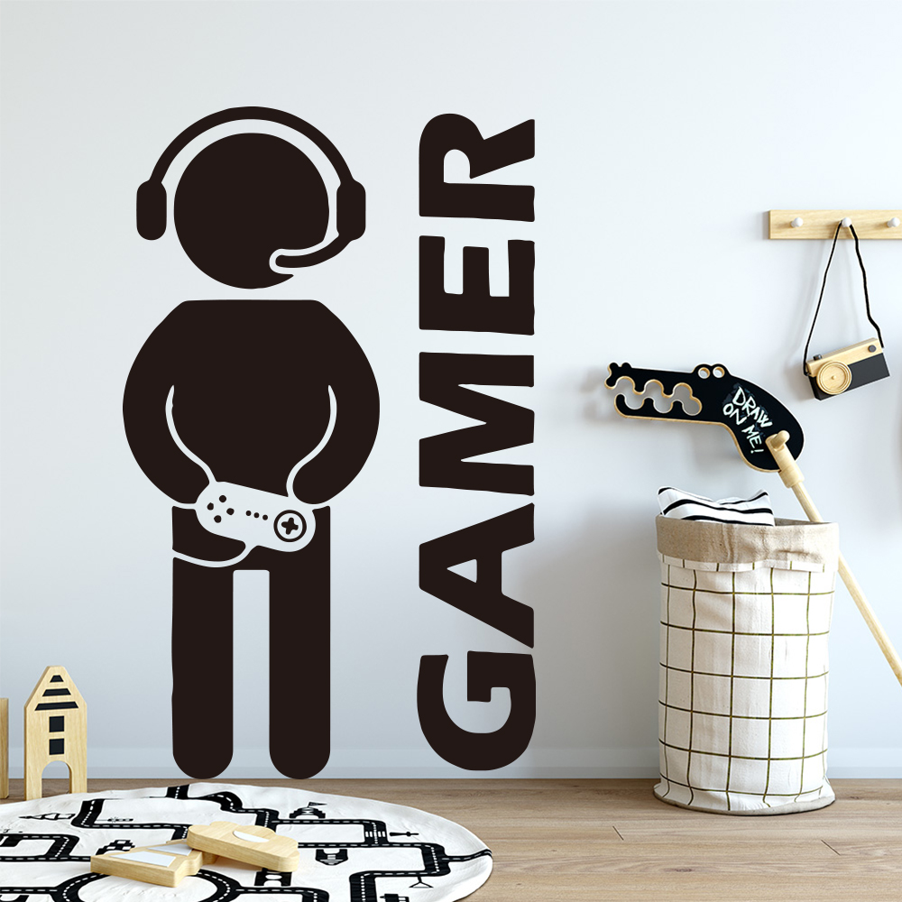 1pc Gamer Wall Art Decal For K - Furniture Hardware Design ulasan dan harga